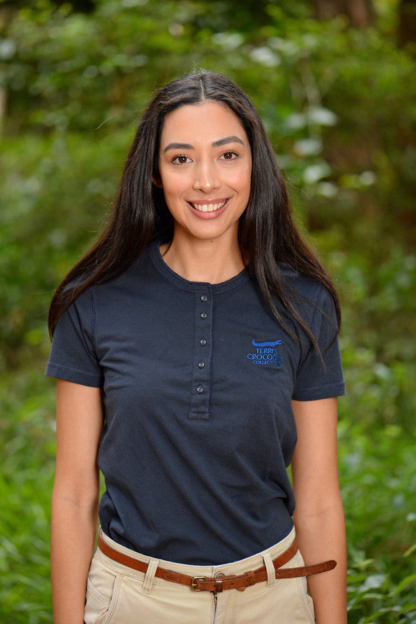 Terri's Crocodile Collection Henley Shirt