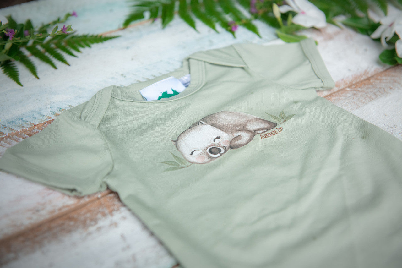 Wombat Green Romper