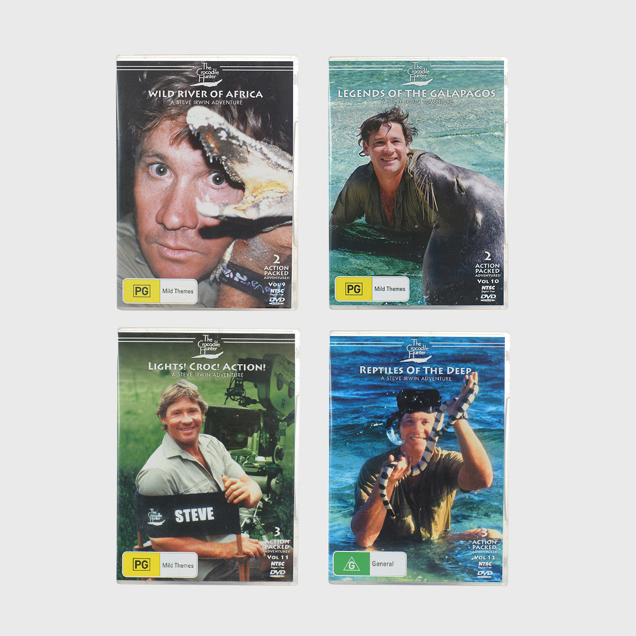 The Crocodile Hunter DVD Bundle Pack Volumes 9-12 – Australia Zoo
