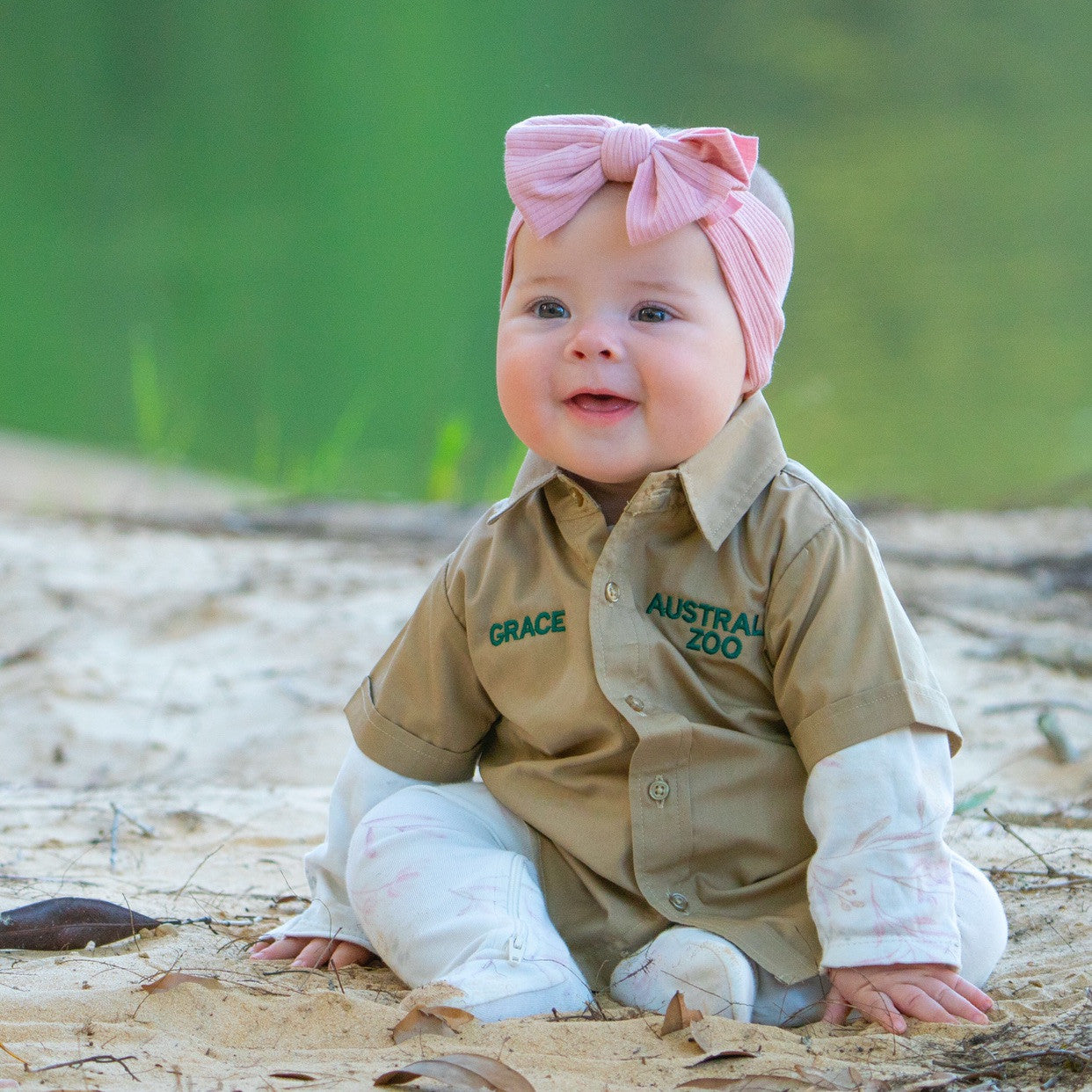 Crocodile Hunter Baby Khaki Shirt