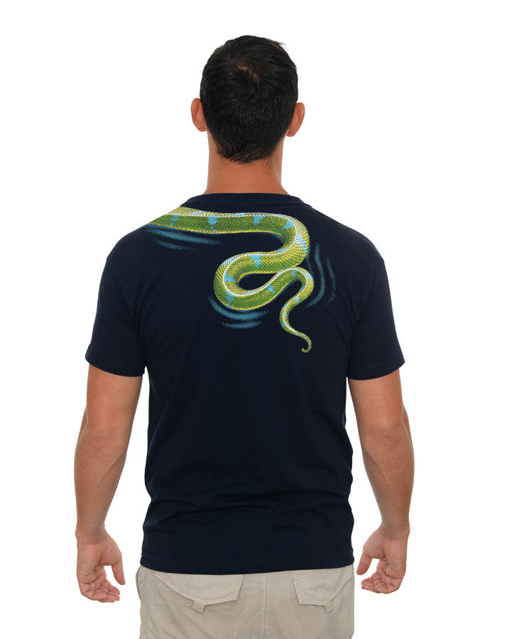 Snake Wild Planet Navy Tshirt