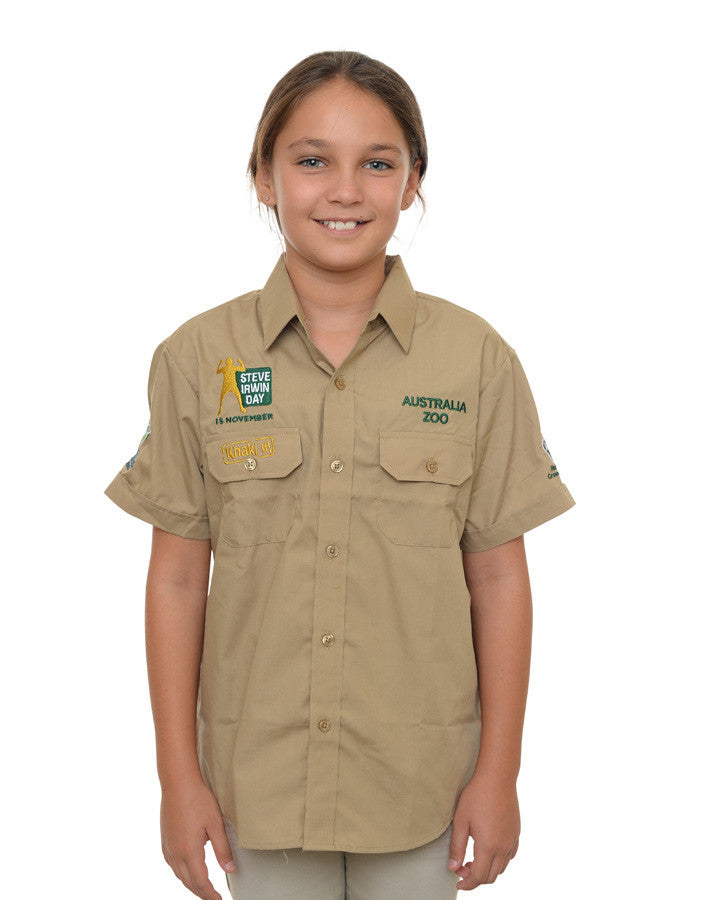 Steve Irwin Day Child Khaki Shirt
