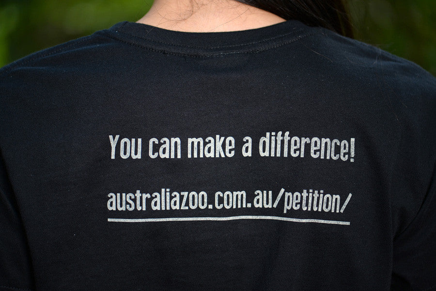 Save Crocs Child Black Tshirt