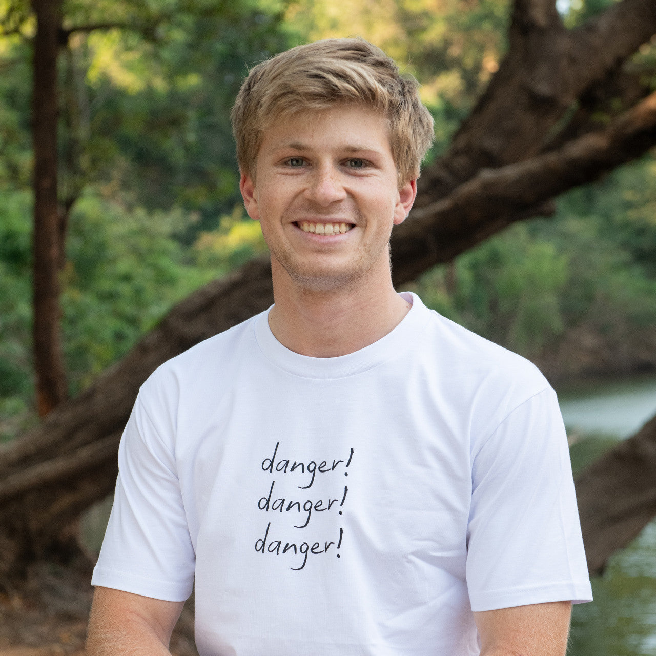 Danger Danger Danger White Tshirt