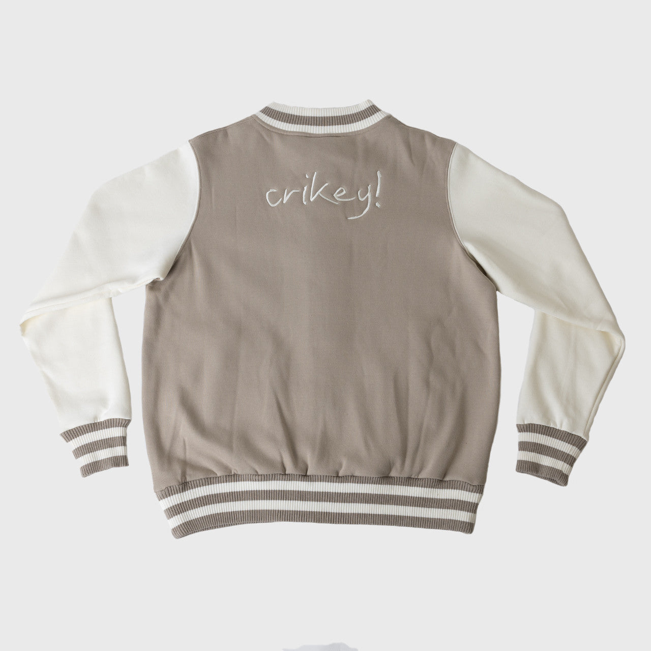 Khaki Varsity Jacket