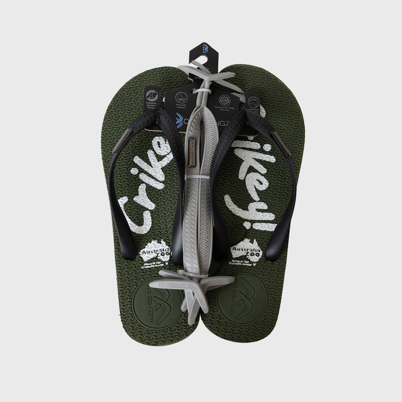 Boomerangz Crikey Mens Green