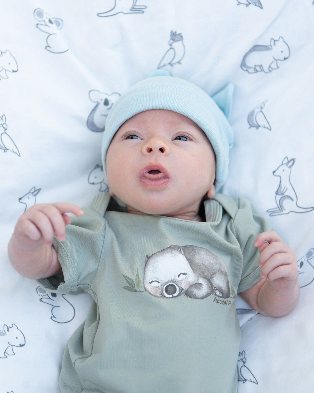 Wombat Green Romper