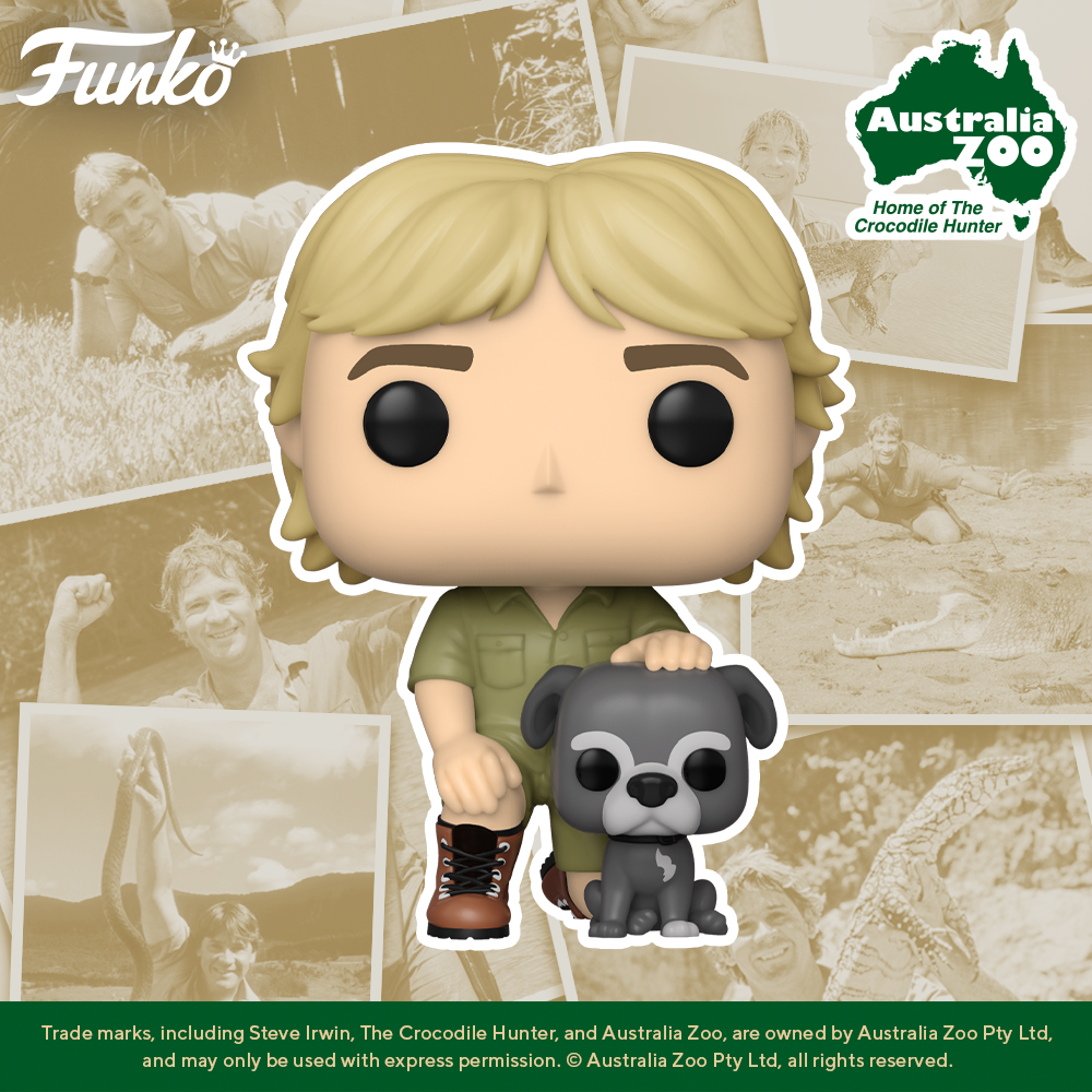 Crocodile Hunter and Sui Pop! Vinyl