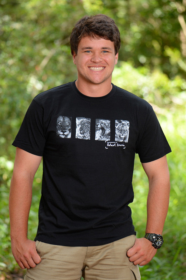 Robert Irwin Big Cat Black Tshirt