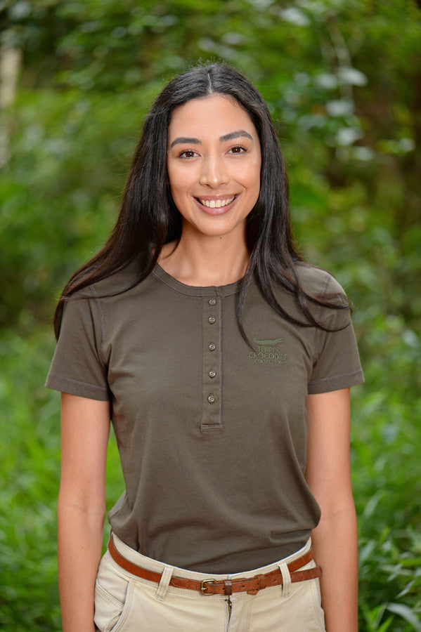Terri's Crocodile Collection Henley Shirt
