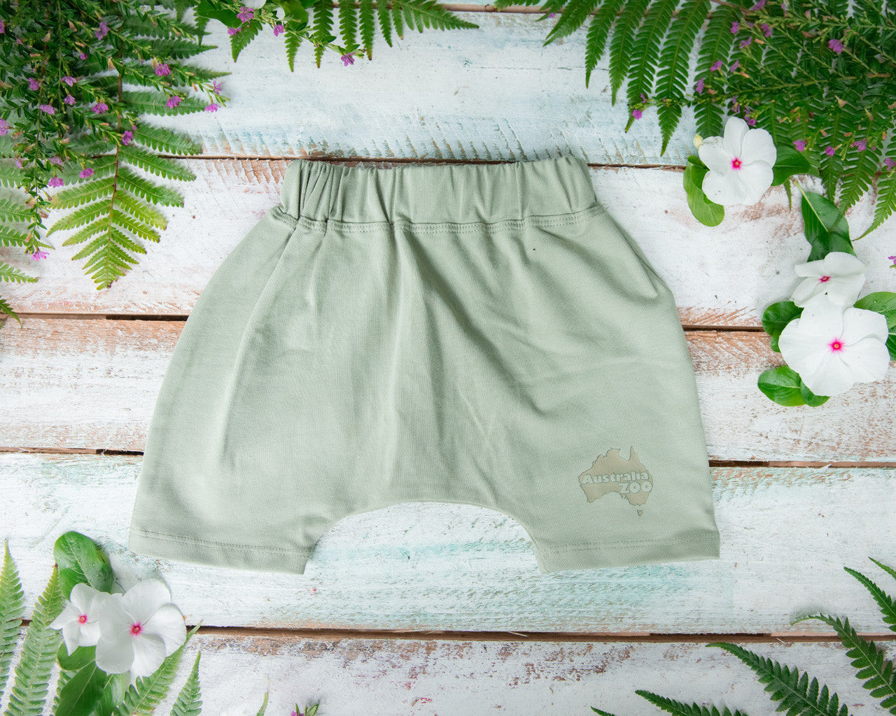 Baby Wildlife Warriors Green Shorts