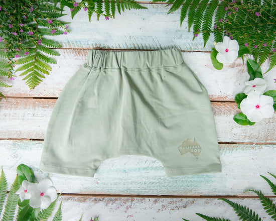 Baby Wildlife Warriors Green Shorts