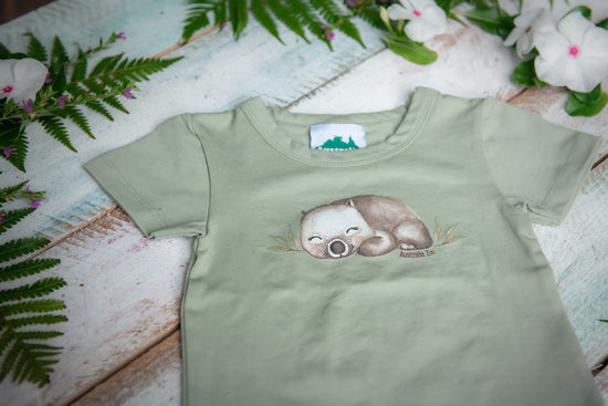Wombat Green Tshirt