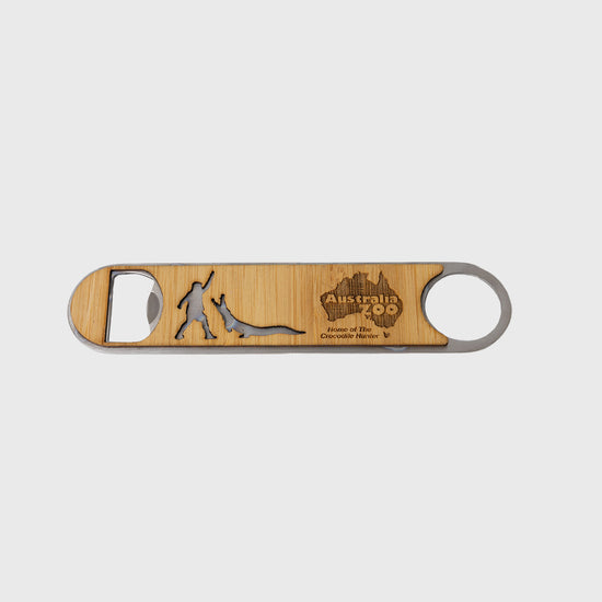 Steve Feeding Crocodile Metal Bottle Opener Magnet