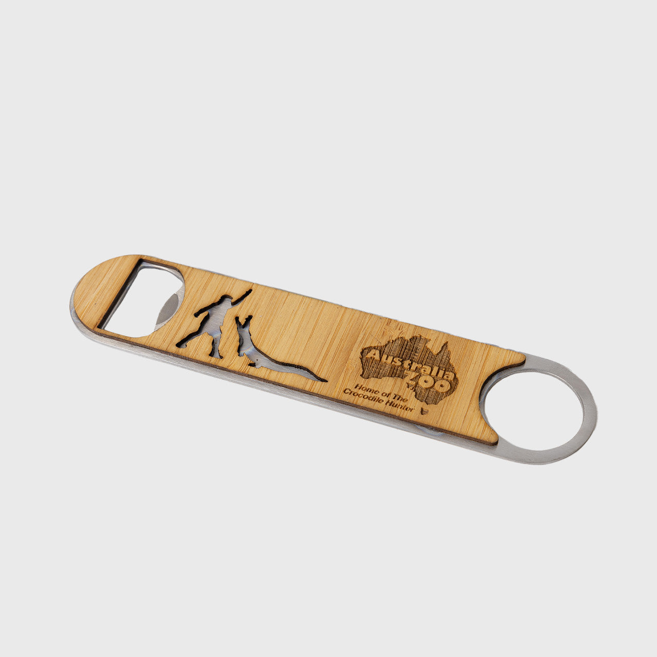 Steve Feeding Crocodile Metal Bottle Opener Magnet