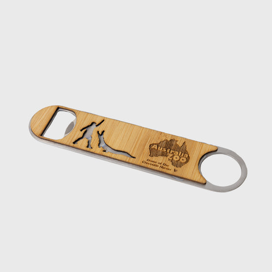 Steve Feeding Crocodile Metal Bottle Opener Magnet