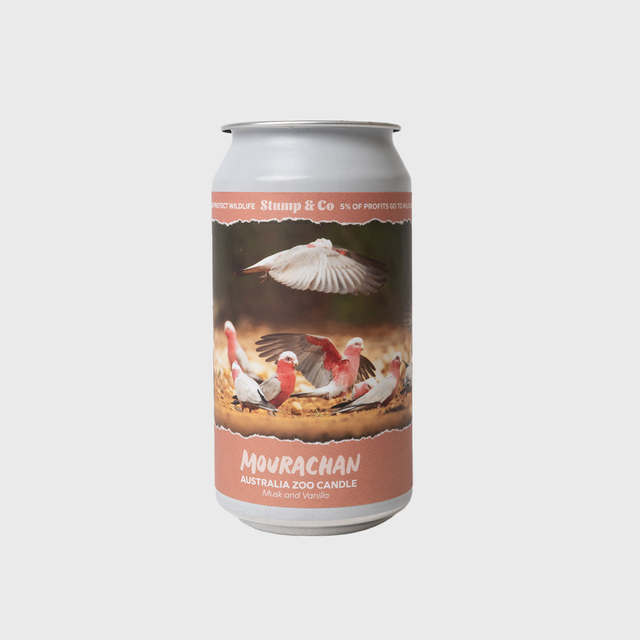 Mourachan Musk and Vanilla Beer Can Candle