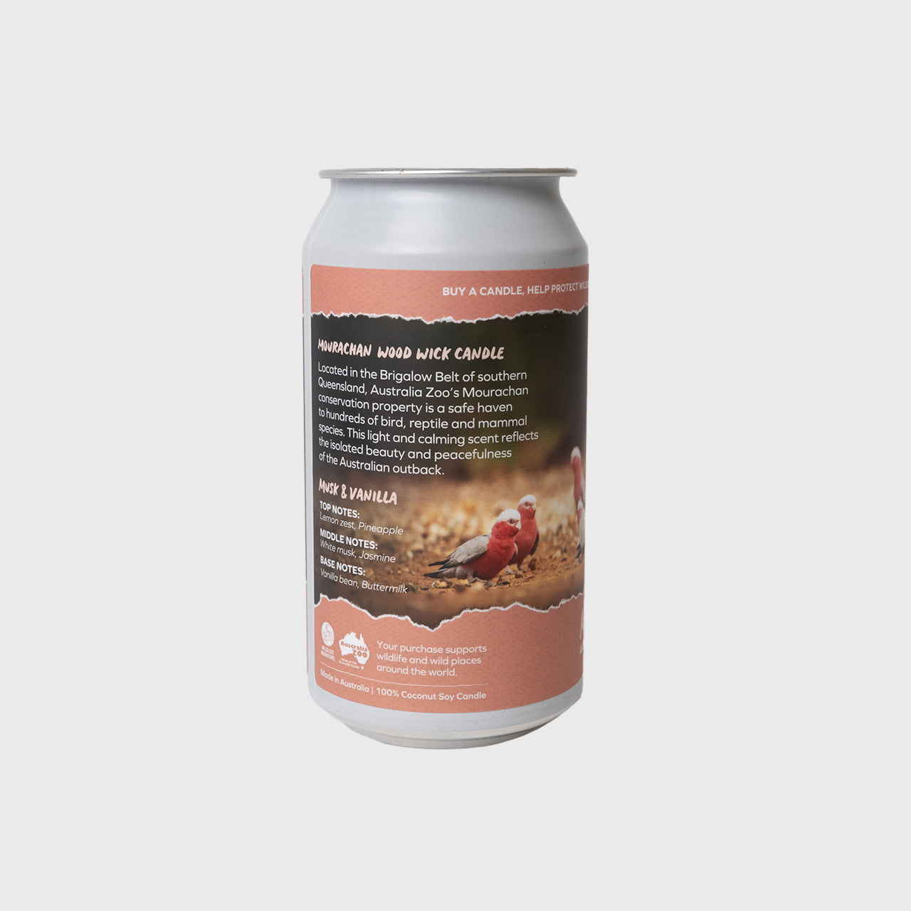 Mourachan Musk and Vanilla Beer Can Candle