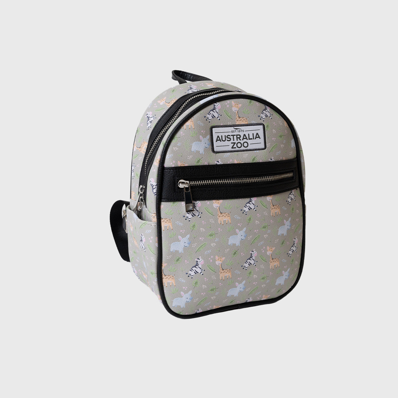 Safari Khaki Vinyl Backpack