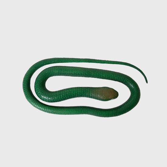 Rubber Snake Green or Black  72 inch