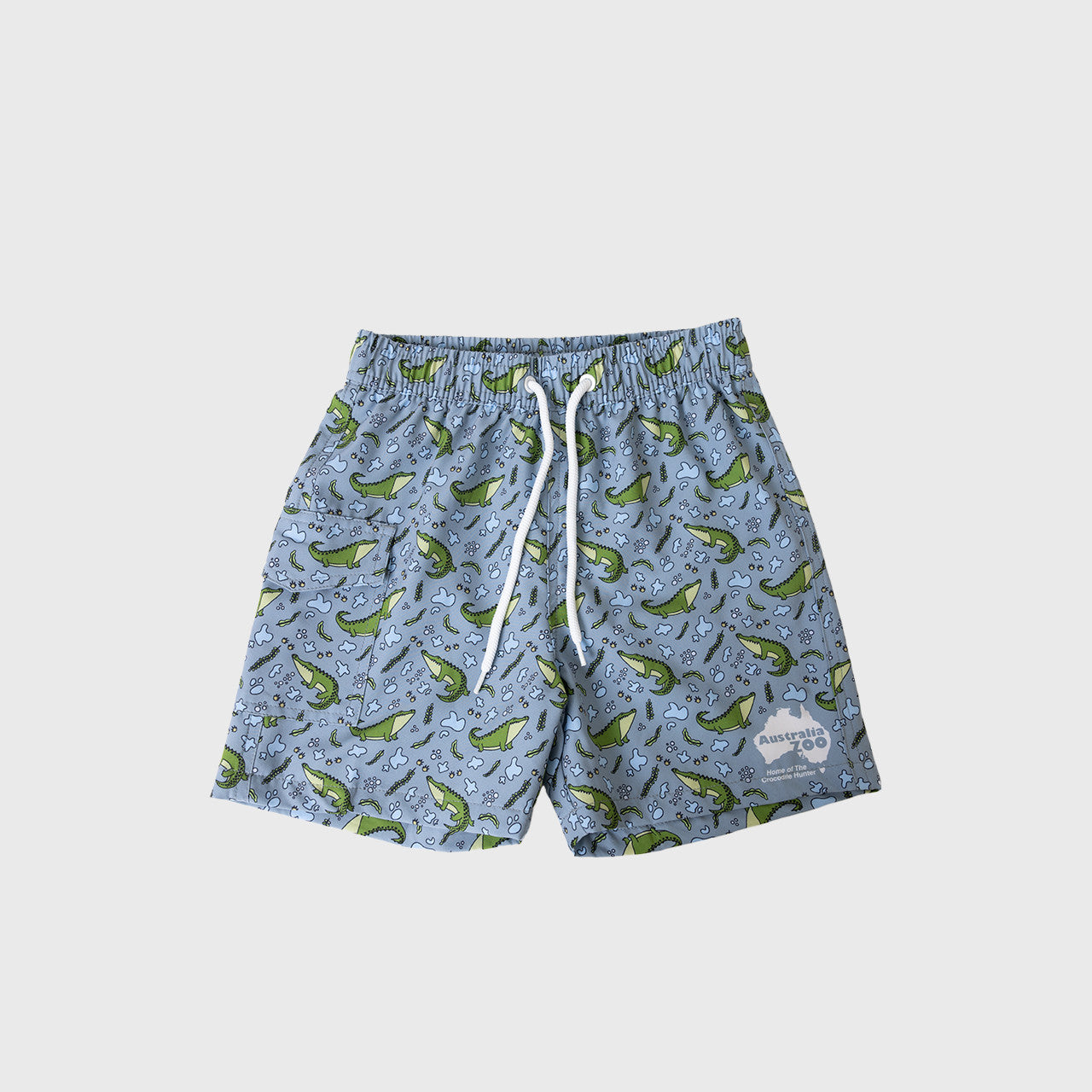 Crocodile Child Blue Boardshorts