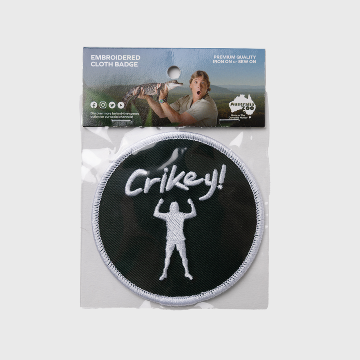 Crikey Round Cloth Patch