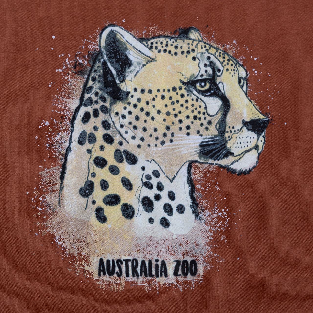 Artistic Cheetah Copper Tshirt
