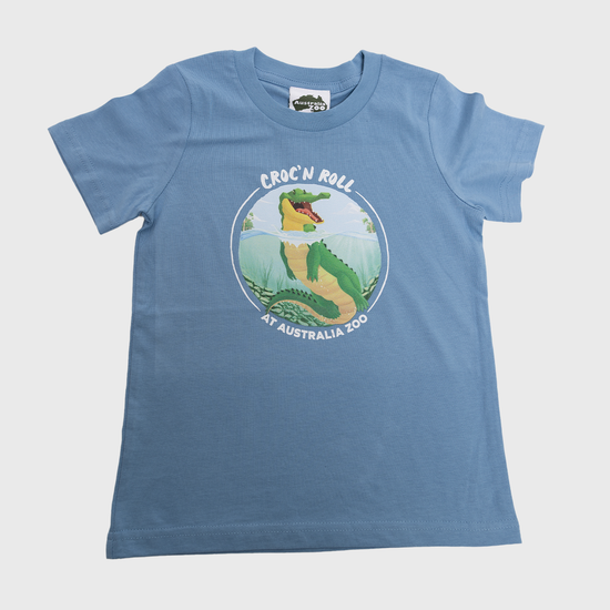Croc n Roll Blue Tshirt