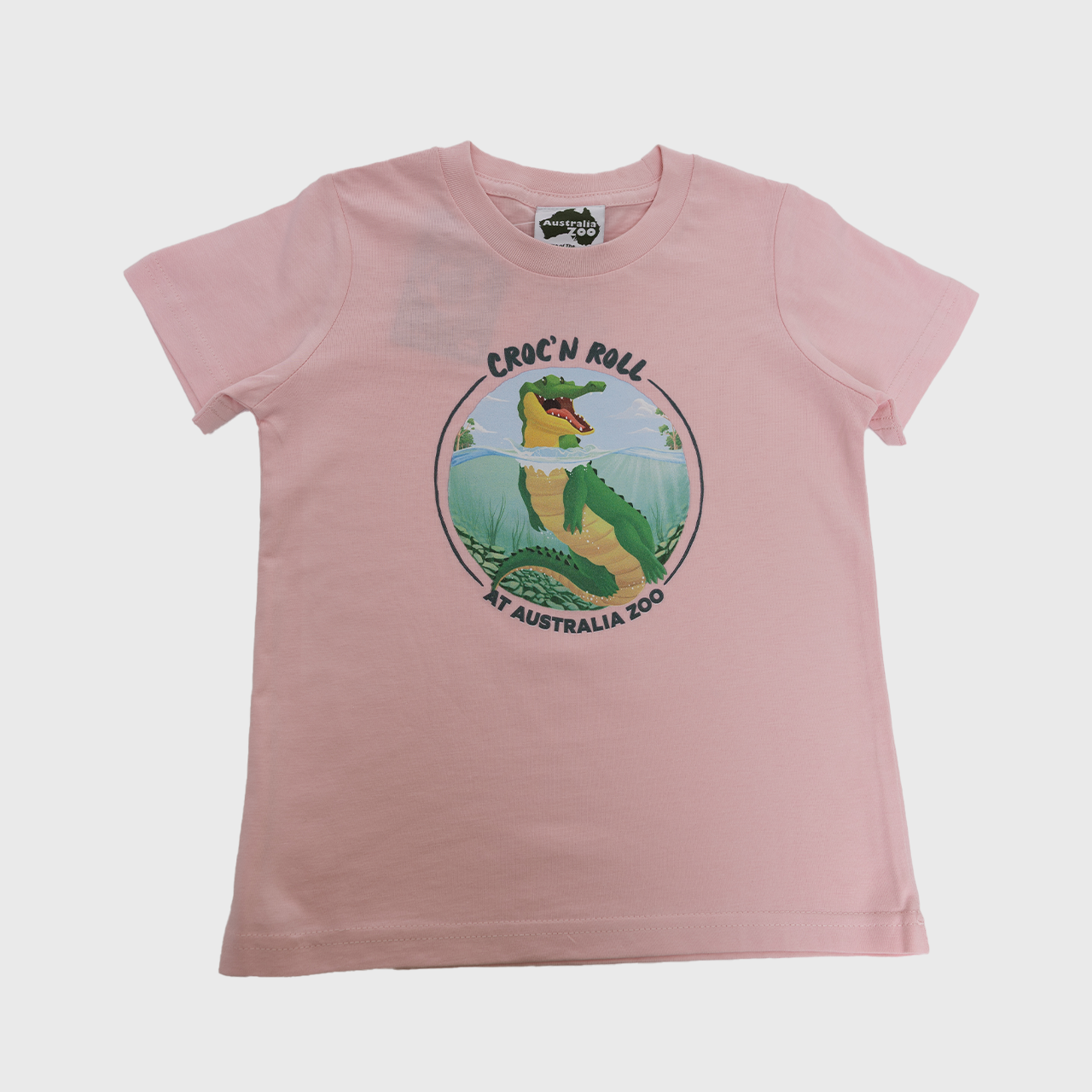 Croc n Roll Pink Tshirt