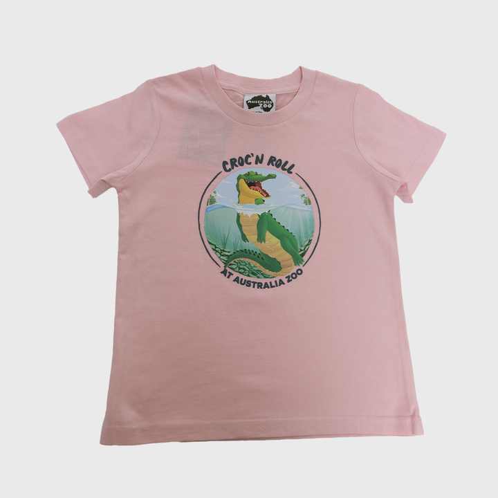 Croc n Roll Pink Tshirt