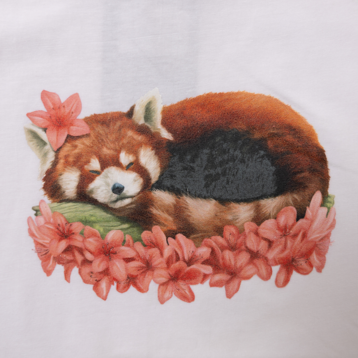 Cute Red Panda White Tshirt