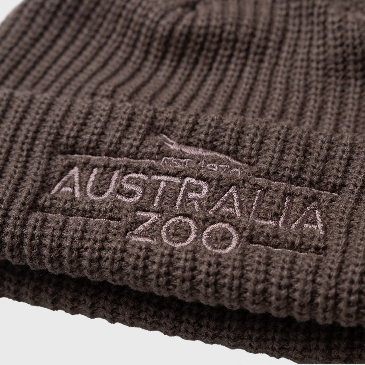 Established 1970 Brown Beanie