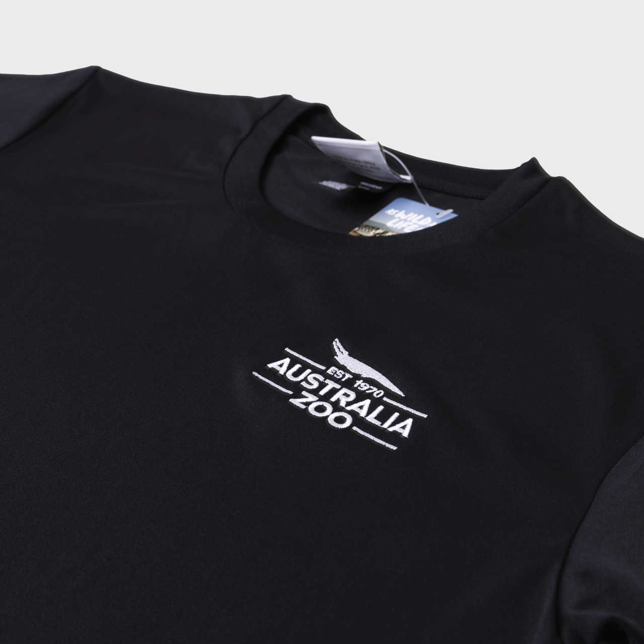 Established 1970 Black Active Tshirt