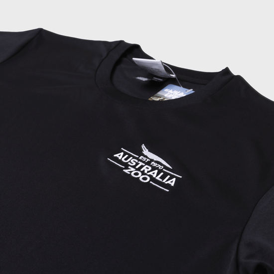 Established 1970 Black Active Tshirt