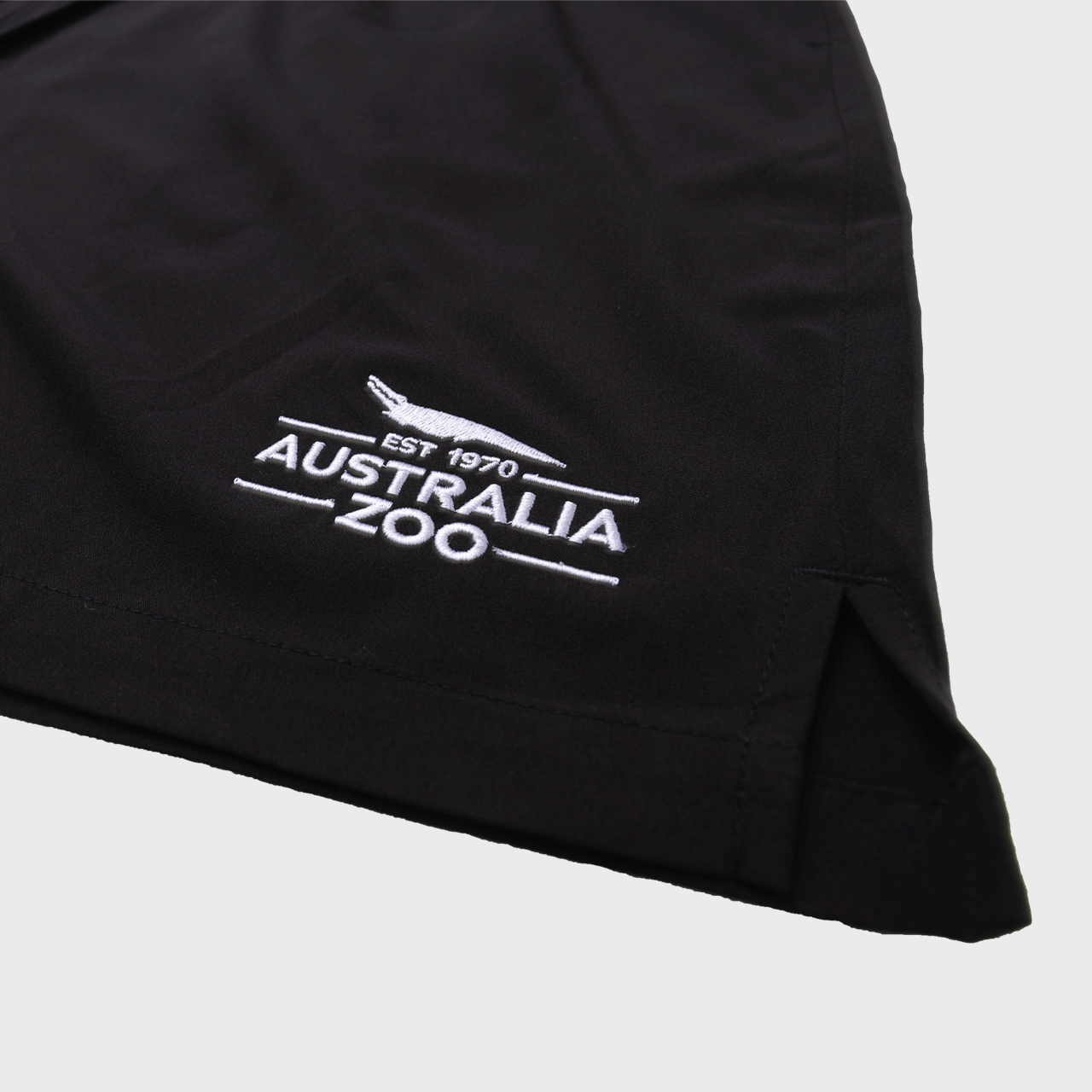 Established 1970 Black Active Shorts