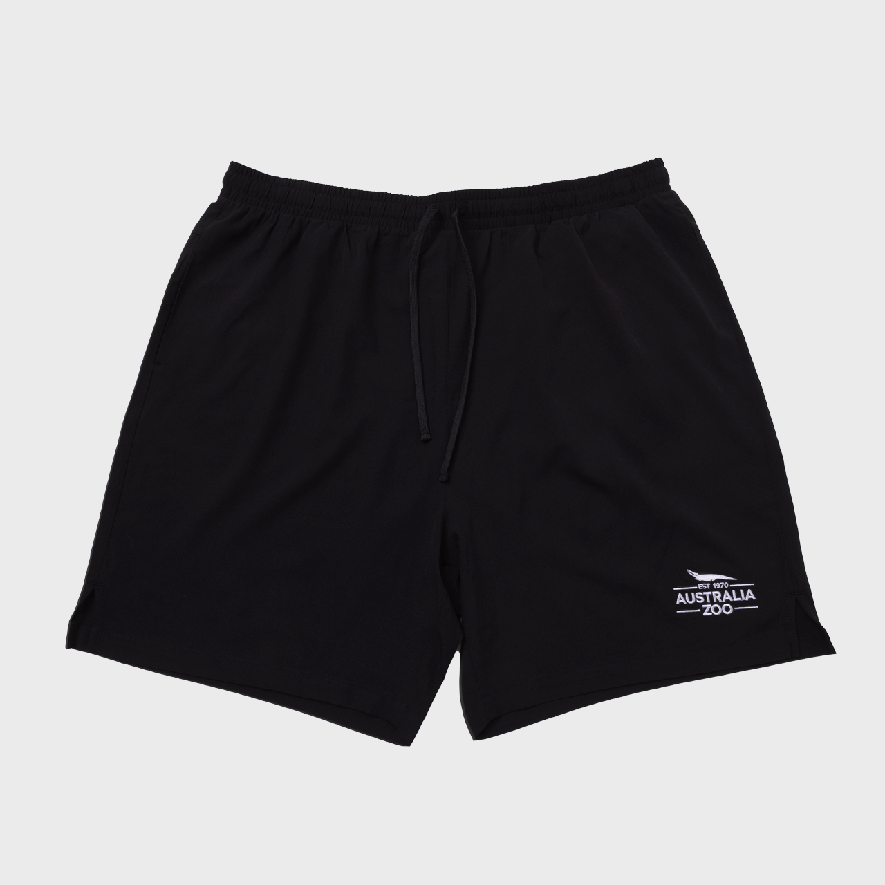 Established 1970 Black Active Shorts