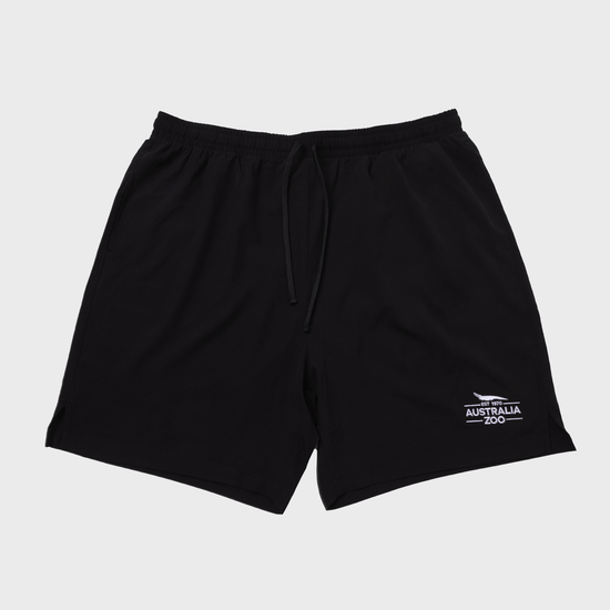 Established 1970 Black Active Shorts