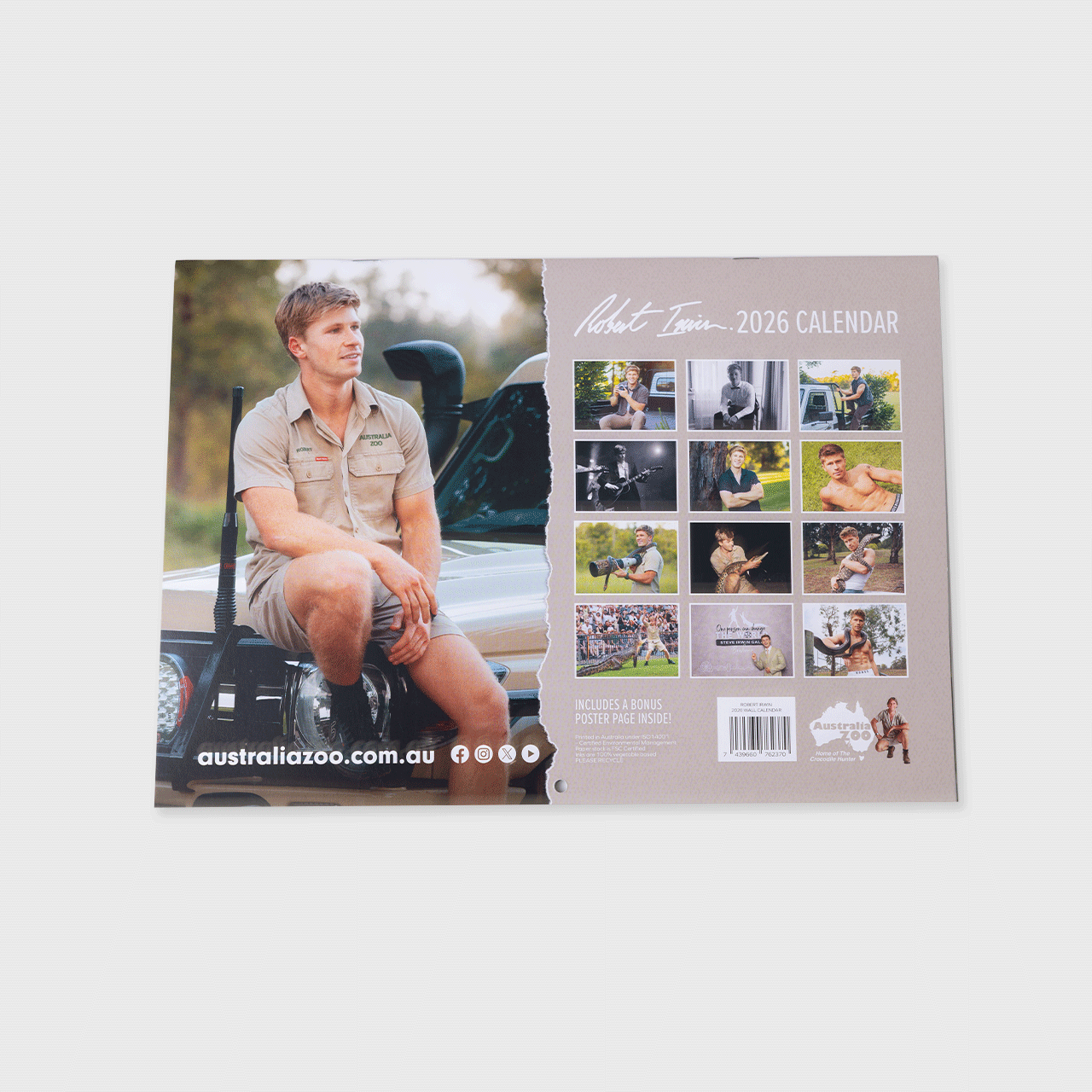 2026 Robert Irwin Wall Calendar