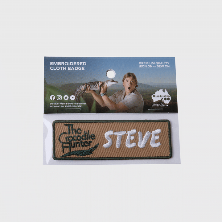 Steve Cloth Name Badge