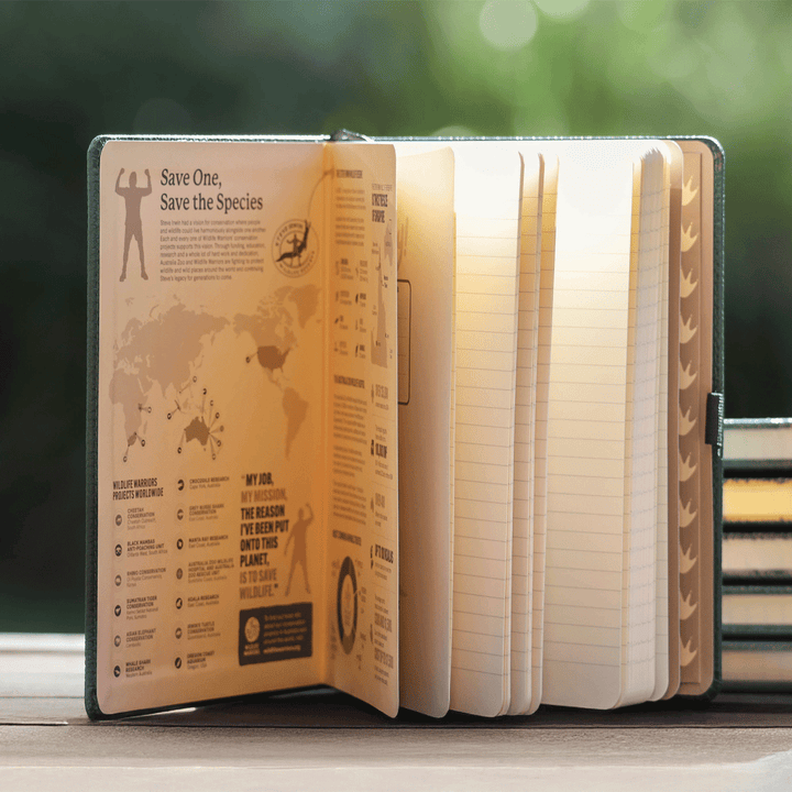 Australia Zoo Green Dingbats Journal