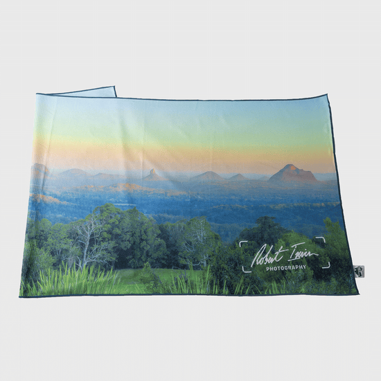 Robert Irwin Glass House Mountains Sand Free Towel