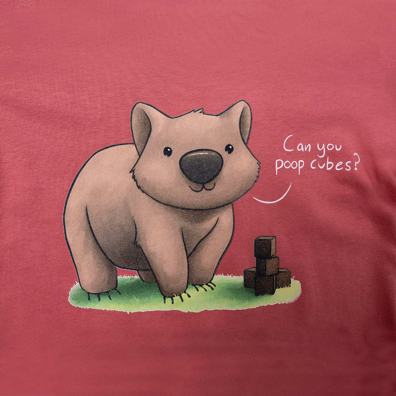 Wombat Poop Cubes Earth Tshirt
