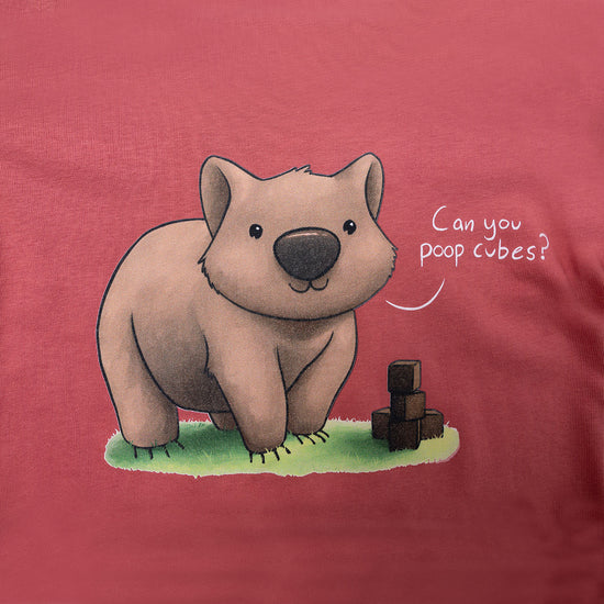 Wombat Poop Cubes Earth Tshirt