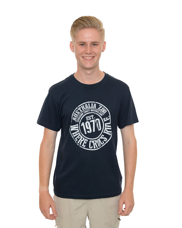 1970 circle T-Shirt Black Adult
