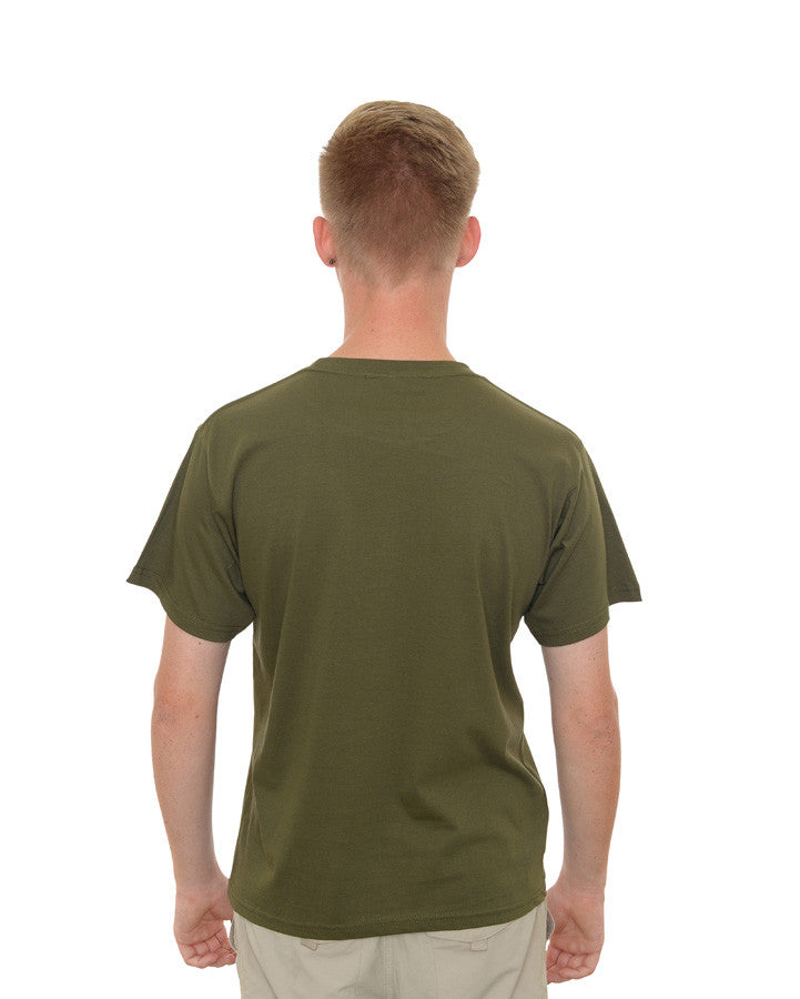 Crikey Crocodile Hunter Army Green Tshirt