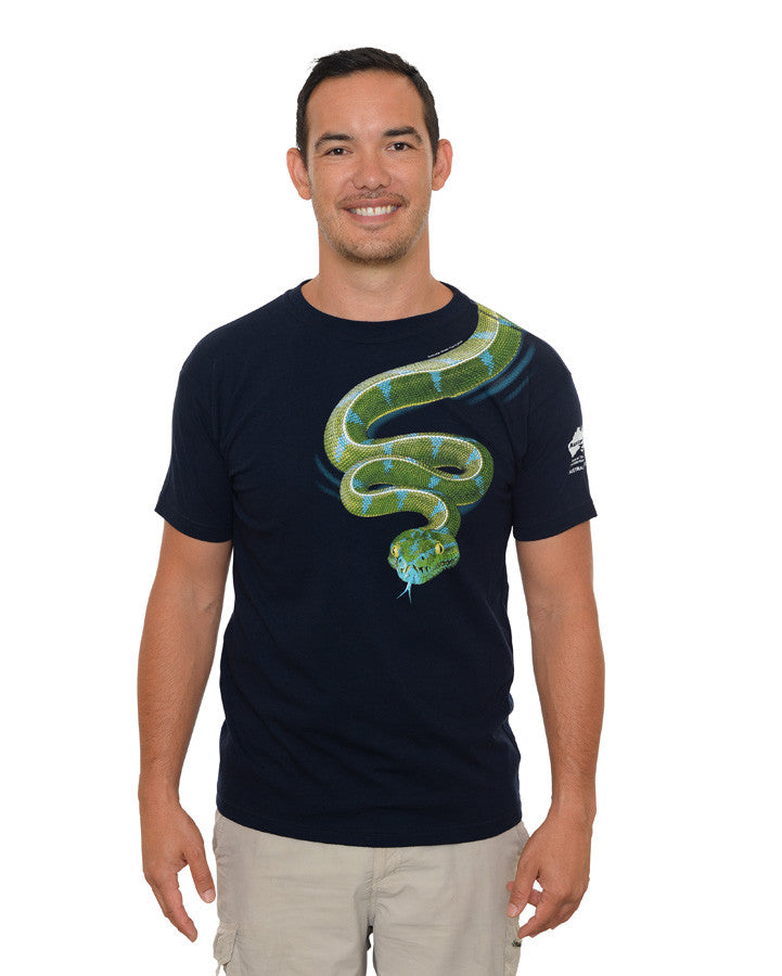 Snake Wild Planet Navy Tshirt