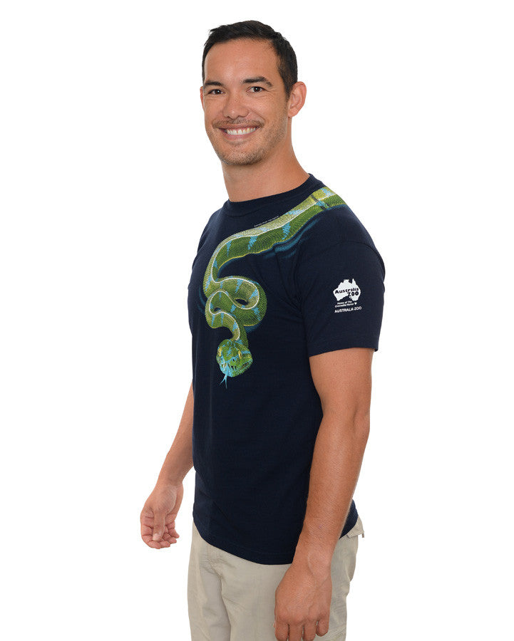 Snake Wild Planet Navy Tshirt