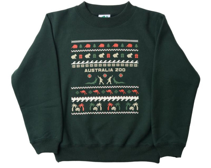 Christmas Fleece Green Size