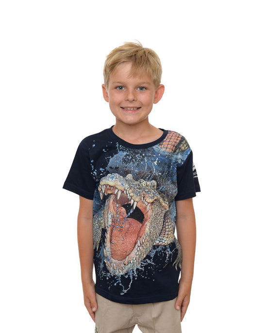 Crocodylus Wild Planet Navy Tshirt