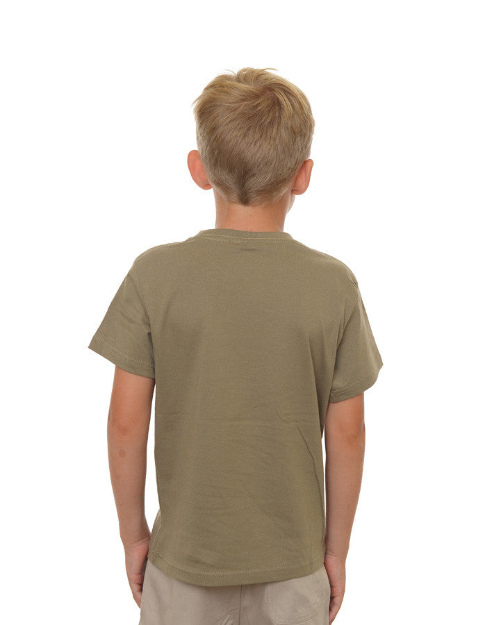 Junior Zoo Keeper T-Shirt Khaki Kids